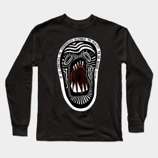 Screaming Skull Long Sleeve T-Shirt